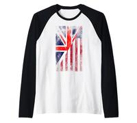 Drapeaux du Royaume-Uni et du Libéria - Libérien Britannique Manche Raglan