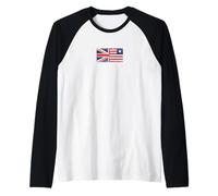 Drapeaux du Royaume-Uni et du Libéria - Libérien Britannique Manche Raglan