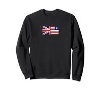 Drapeaux du Royaume-Uni et du Libéria - Libérien Britannique Sweatshirt