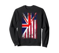Drapeaux du Royaume-Uni et du Libéria - Libérien Britannique Sweatshirt