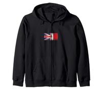 Drapeaux du Royaume-Uni et du Mexique - Mexicain britannique Sweat à Capuche