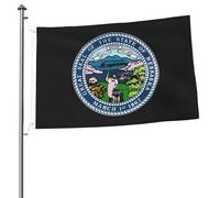 Drapeaux du sceau du Nebraska pour l'extérieur 2x3 pieds double face robuste bannière drapeau pour la maison cour festival extérieur jardin décoration drapeau de bienvenue