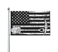 Drapeaux durables de drapeau américain de mineur de charbon pour l'extérieur 3x5 pieds bannière de drapeau Double face décoration de cour extérieure drapeaux 3by5