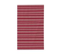 Drapeaux en tissu tricoté rouge et blanc à rayures, 91 x 152 cm, bannière de vœux avec œillets, décoration d'intérieur ou d'extérieur