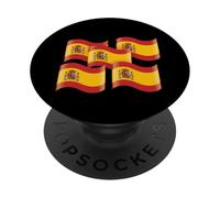 Drapeaux Espagne 3D Love Espagne I Love Espagne Meme Drapeau Espagne PopSockets PopGrip Adhésif