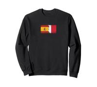 Drapeaux Espagne et Italie - Espagnol Italien Sweatshirt