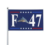 Drapeaux F Fighter-Jet Make America Fly Again Pro 3x5 Drapeaux Panneau de jardin Bannière de jardin