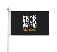 Drapeaux Fais N'Importe Quoi Et Tu Verras. Bannière Double Face Durable Drapeau De Cour Pour Extérieure Porte Fêtes 90X150Cm