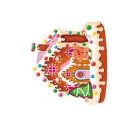 Drapeaux festifs en polyester pour fêtes de Noël - Installation rapide - Décoration de jardin et de terrasse avec bords renforcés - Bannières de fête de Noël