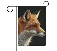 Drapeaux Fox Yard de jardin double face pour extérieur, drapeaux décoratifs extérieurs 12,6 pouces × 18,5 pouces