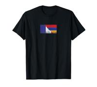 Drapeaux France et Arménie - Arménien français T-Shirt