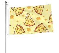 Drapeaux « Fromagerie » 90 x 60 cm avec œillets, mâts de drapeau de jardin personnalisés
