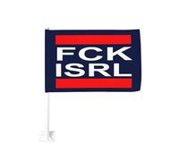 Drapeaux « Fuck Israel » pour voiture 12x18 pouces, bannières « Palestine libre, sauve Gaza », double face, décoration de voiture