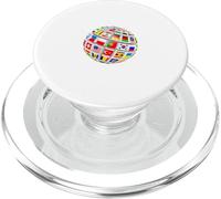 Drapeaux Globe of World PopSockets PopGrip pour MagSafe