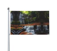 Drapeaux imprimés double face en cascade - Drapeaux décoratifs d'intérieur et d'extérieur avec œillets pour jardin et terrasse.