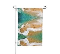 Drapeaux imprimés étoiles de mer pour jardin, surf, plage, 30,5 x 45,7 cm, double face, décoration saisonnière pour la maison, l'extérieur, les vacances, toutes les saisons