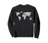 Drapeaux internationaux carte du monde pour garçons et filles Sweatshirt