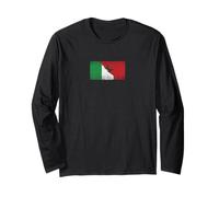 Drapeaux Italie et Maroc - Marocain Italien Manche Longue