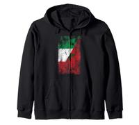 Drapeaux Italie et Maroc - Marocain Italien Sweat à Capuche