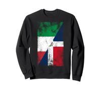 Drapeaux Italie et République Dominicaine - Italien Dominicain Sweatshirt