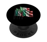 Drapeaux Italiens 3D Love Italy I Love Italy Meme Drapeau Italien PopSockets PopGrip Adhésif