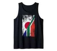 Drapeaux Japon et Afrique du Sud - Japonais Afrique du Sud Débardeur