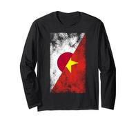 Drapeaux Japonais et vietnamiens Manche Longue