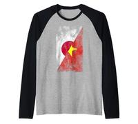 Drapeaux Japonais et vietnamiens Manche Raglan