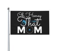 Drapeaux Je Suis Cette Maman Bannières Suspendre Durable Drapeau De Cour Pour Intérieure Chambres Extérieure 90X150Cm