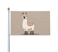 Drapeaux lama No Drama pour extérieur 0,9 x 1,5 m, drapeau de jardin saisonnier double face avec œillets, drapeau d'extérieur pour décoration de maison, toile de fond pour photo