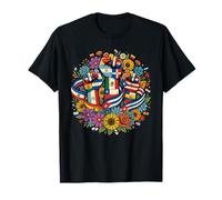 Drapeaux Latino-américains Unity Fists Hispanic Heritage T-Shirt