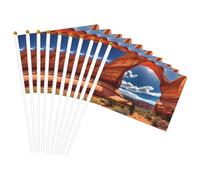 Drapeaux légers imprimés standard du parc national des Arches - Drapeaux légers - Pour fête, défilé, événements, festivals, décoration