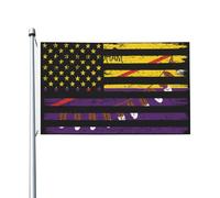 Drapeaux Les États-Unis Et La Nation Tohono O'Odham Couture Double Face Drapeau Pirate Weather Resistant Flag Pour Decor Intérieur Jardin 3X5Ft