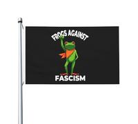 Drapeaux Les Grenouilles Contre Le Fascisme Décoration Bannière Éclatantes Suspendre Drapeau Maison Pour Plage Chambres Porte 90X150Cm