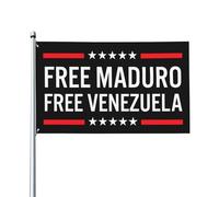 Drapeaux « Libérez Maduro » et « Libérez le Venezuela » (90 x 150 cm) pour la décoration de la maison, du jardin et de la cour