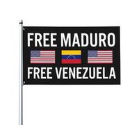 Drapeaux « Libérez Maduro » et « Libérez le Venezuela » (90 x 150 cm) pour la décoration de la maison, du jardin et de la cour