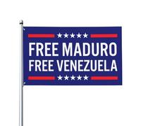 Drapeaux « Libérez Maduro » et « Libérez le Venezuela » (90 x 150 cm) pour la décoration de la maison, du jardin et de la cour
