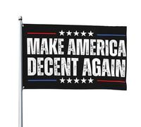 Drapeaux « Make America Decent Again » 120 x 180 cm, anti-haine, anti-mensonge, drapeaux libéraux de qualité s