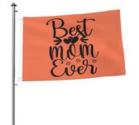 Drapeaux « Meilleurs mamans de tous les temps » pour l'extérieur, bannière robuste double face de 2 x 3 pieds, pour la maison, la cour, le festival, la décoration extérieure du jardin, drapeau de bien