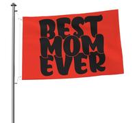 Drapeaux « Meilleurs mamans de tous les temps » pour l'extérieur, bannière robuste double face de 2 x 3 pieds, pour la maison, la cour, le festival, la décoration extérieure du jardin, drapeau de bien