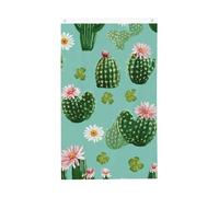 Drapeaux mignons de cactus - 9,1 x 1,5 m - Bannière double face pour maison, cour, extérieur et intérieur - Décoration de fête