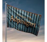 Drapeaux muraux amusants Midnight Magic : Le monde enchanté d'Adpinigart Drapeaux de dortoir pour gars Drapeaux pour garçons (30 x 45 cm)