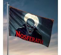 Drapeaux muraux amusants Nosferatu : The Classic Horror Poster Drapeau Décoration de chambre Indie Accessoires pour joueurs (120 x 180 cm)