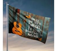 Drapeaux muraux amusants « Your Talent Is God's Gift Use It As You Wish » - Drapeau pour homme - Décoration et accessoires - Drapeaux amusants (152 x 244 cm)