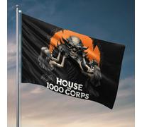 Drapeaux muraux pour la maison des mille cadavres : un conte d'horreur hanté, drapeaux de chambre à coucher, drapeaux de camping-car (60 x 90 cm)