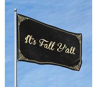 Drapeaux muraux pour les gars « It's Fall Y'All » - 1 drapeau cool pour chambre de garçon (60 x 90 cm)