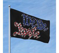 Drapeaux muraux pour les gars We The People Drapeaux cool pour garçons Drapeaux pour chambre de garçons (152 x 244 cm)