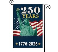 Drapeaux patriotiques de jardin, bannière de porche pour 250e anniversaire des États-Unis, bannière décorative de jardin, 30 x 45 cm, pour décorateurs, collectionneurs, jour du souvenir, 4 juillet