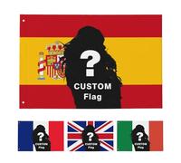 Drapeaux personnalisés, Créez votre propre drapeau avec photo/logo/texte pour le jardin, 2x3/3x5/4x6/5x8ft, Cadeaux de décoration intérieure et extérieure personnalisés - Fête d'anniversaire, journée