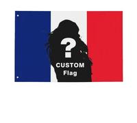 Drapeaux personnalisés, Créez votre propre drapeau avec photo/logo/texte pour le jardin, 2x3/3x5/4x6/5x8ft, Cadeaux de décoration intérieure et extérieure personnalisés - Fête d'anniversaire, journée